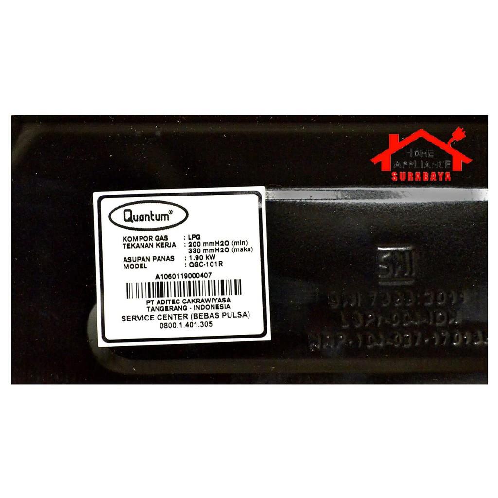 Kompor Gas LPG 1 Tungku Quantum QGC-101 R / QGC101R / QGC 101 R