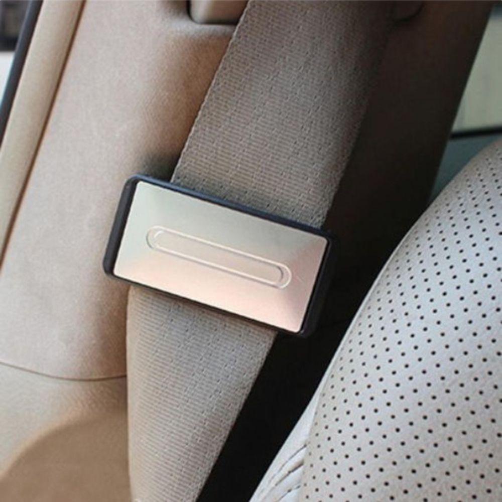 Populer 2pcs Klip Pengatur Pengaman Sabuk Universal Pengikat Ekstensi Meningkatkan Kenyamanan Socket Seatbelt Stopper