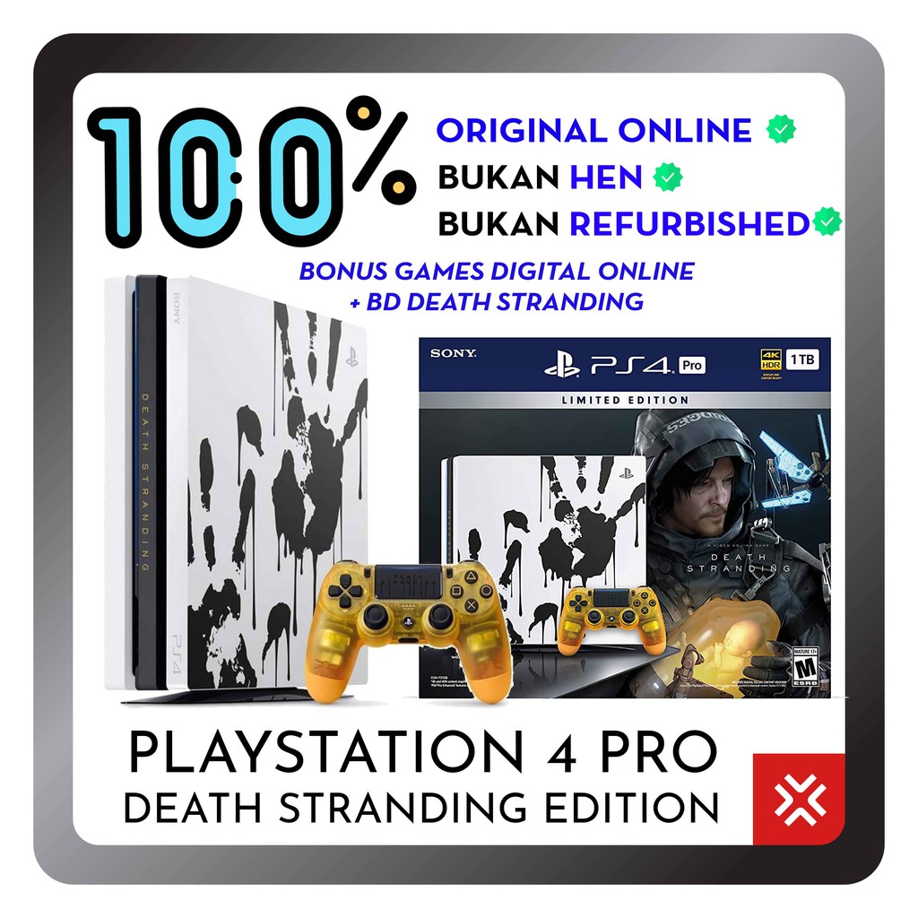 SONY PS4 PRO Playstation 4 Limited Edition Death Stranding Original