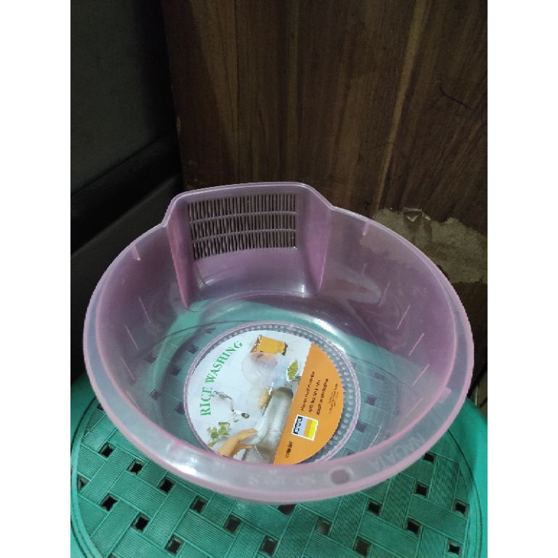 Baskom cuci beras plastik / rice washing / bak cuci beras / baskom tiris / baskom beras