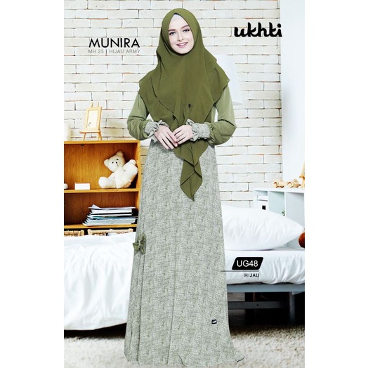 GAMIS UKHTI MUNIRA UG48 GAMIS PESTA SYARI GAMIS KONDANGAN GAMIS SYARI FORMAL ORIGINAL BRANDED PROMO