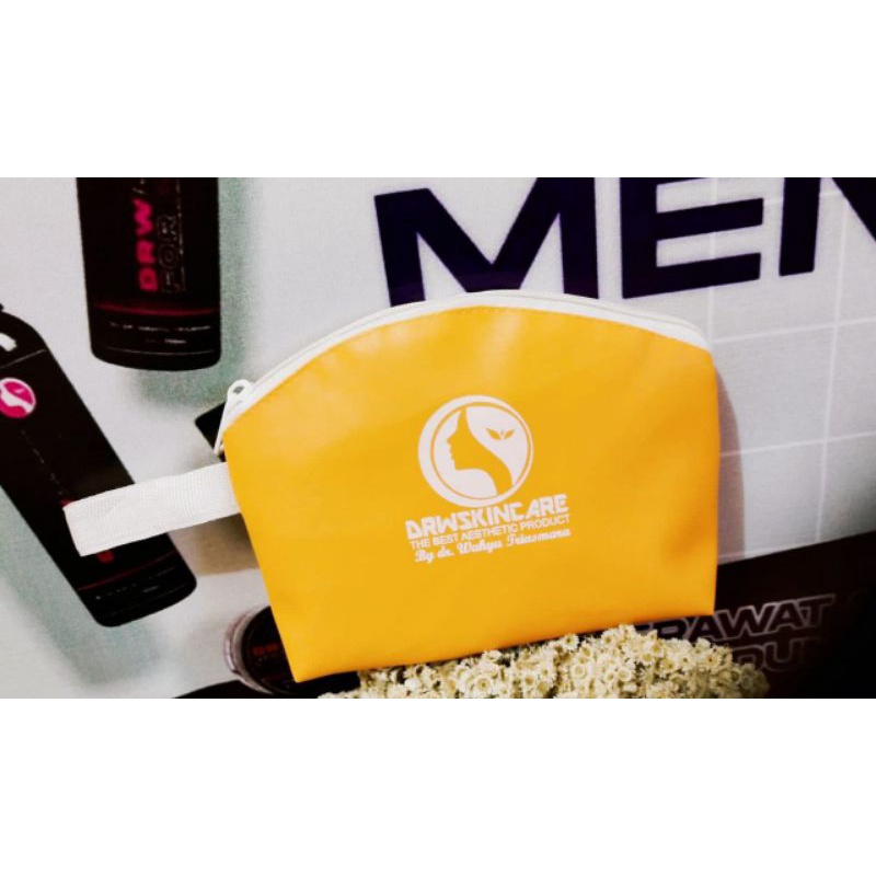 Pounch drw skincare / Dompet drw skincare/ Pounch custom / pounch kosmetik / tempat kosmetik