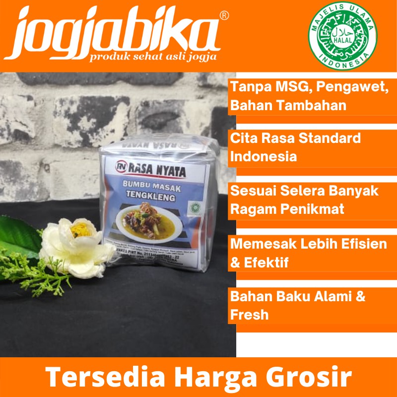 

Bumbu Masak Tengkleng Non MSG Tanpa Pengawet Siap Saji Tradisional Indonesia Per Pak isi 10