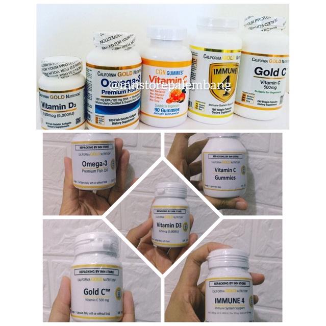 Repacking Vitamin California Gold Nutrition