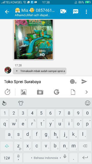 Sprei Fata No.1 Winnie The Pooh