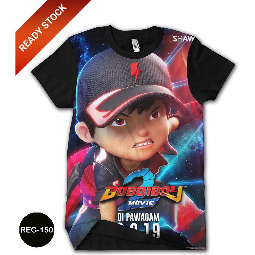 Baju Boboiboy Halilintar Baju Anak Boboiboy Halilintar Series DEWASA #REG-150