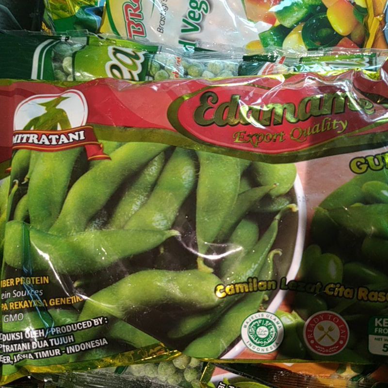 

Mitratani edamame export quality gurih salted 500gr frozen food