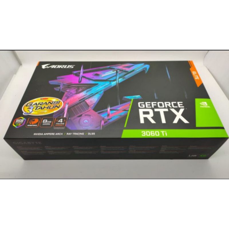 VGA GIGABYTE RTX 3060TI AORUS ELITE 8GB DDR6