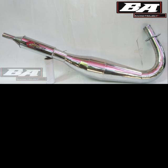 KNALPOT RX KING KOLONG CROOME CREAMPIE