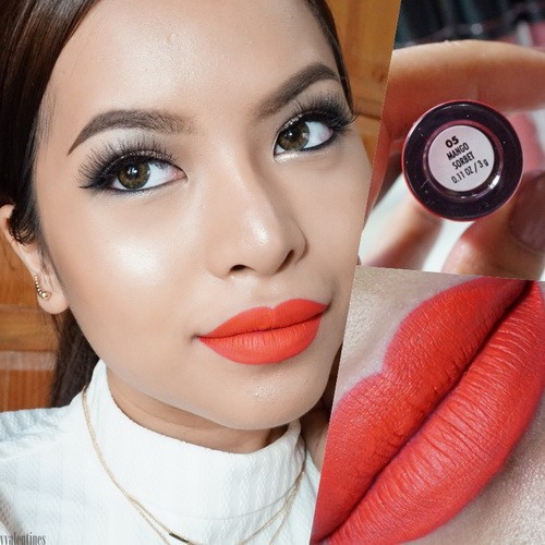 JORDANA SWEET CREAM MATTE LIQUID LIP COLOR - MANGO SORBET