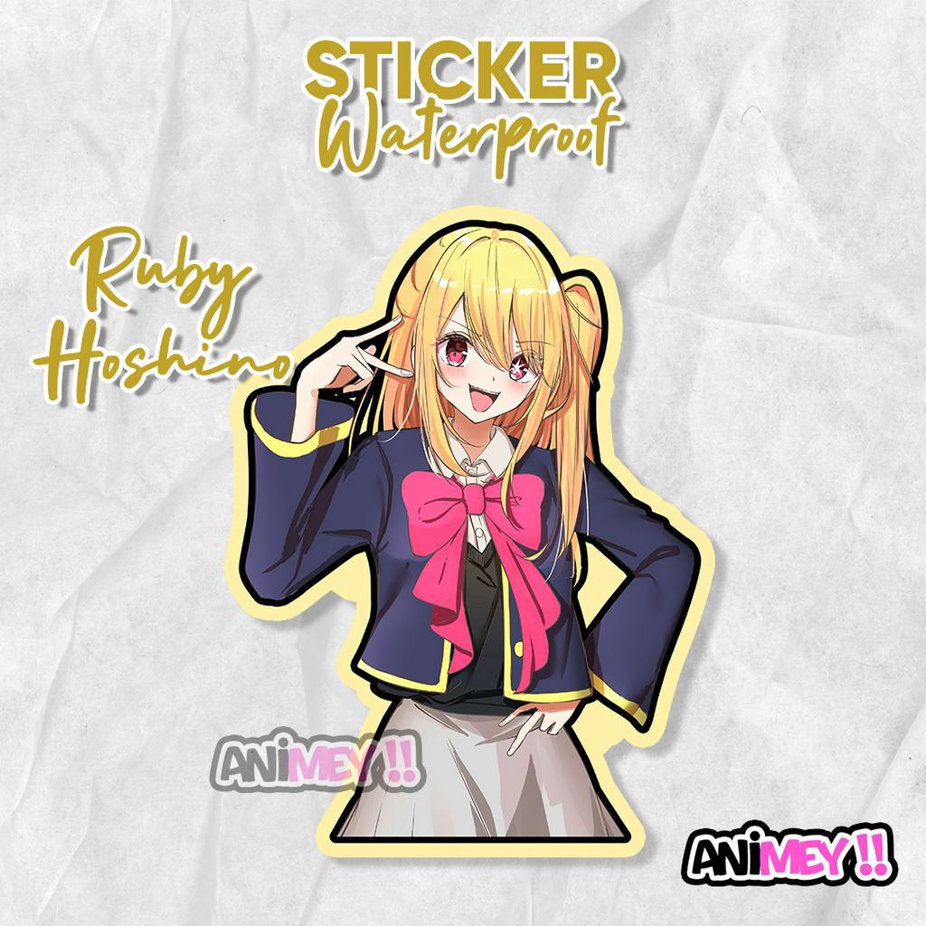 

Stiker Ruby Hoshino / Sticker Anime Waterproof