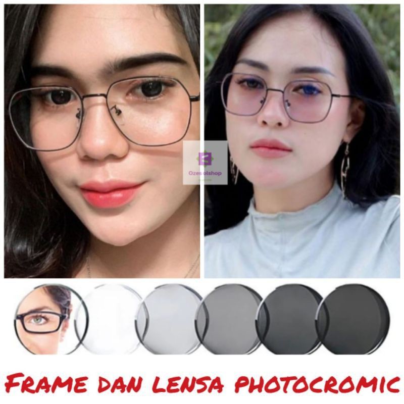 kacamata free lensa photocromic 6803