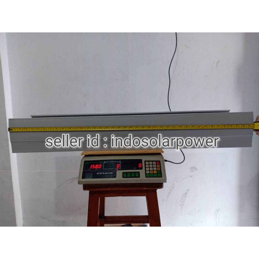 Talang air hujan harga per meter PVC kotak SG-220 RG-220 8&quot; 8 inch LANGGENG MASPION atap genting