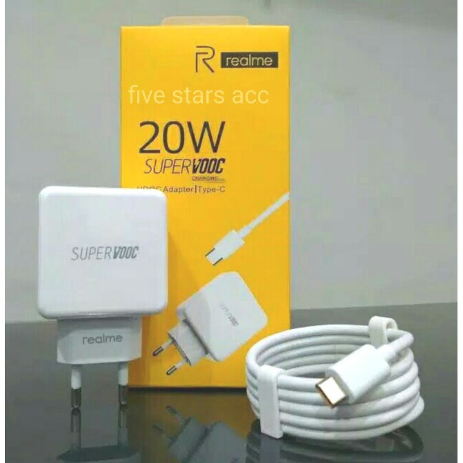 Charger super vooc realme 5 pro realme x realme xt original fast charging