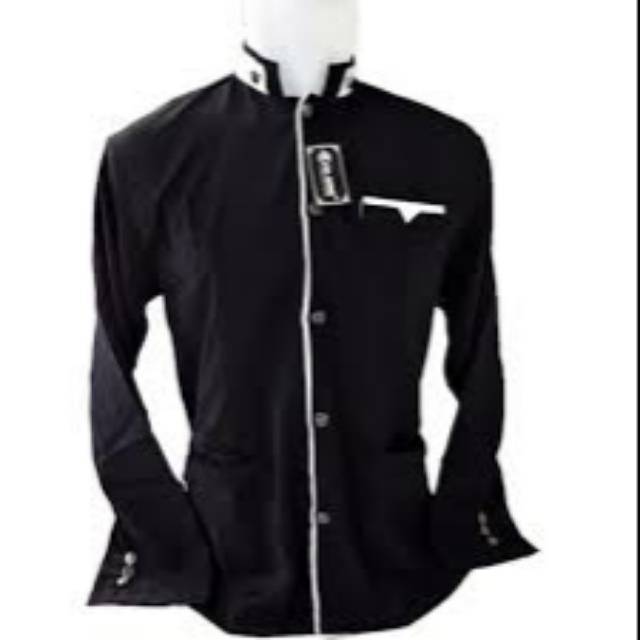 JASKO DEWASA HITAM LIST PUTIH || JASKOMODERN || BAHAN KATUN HIGHTWIST || JASKO NYAMAN DIPAKAI