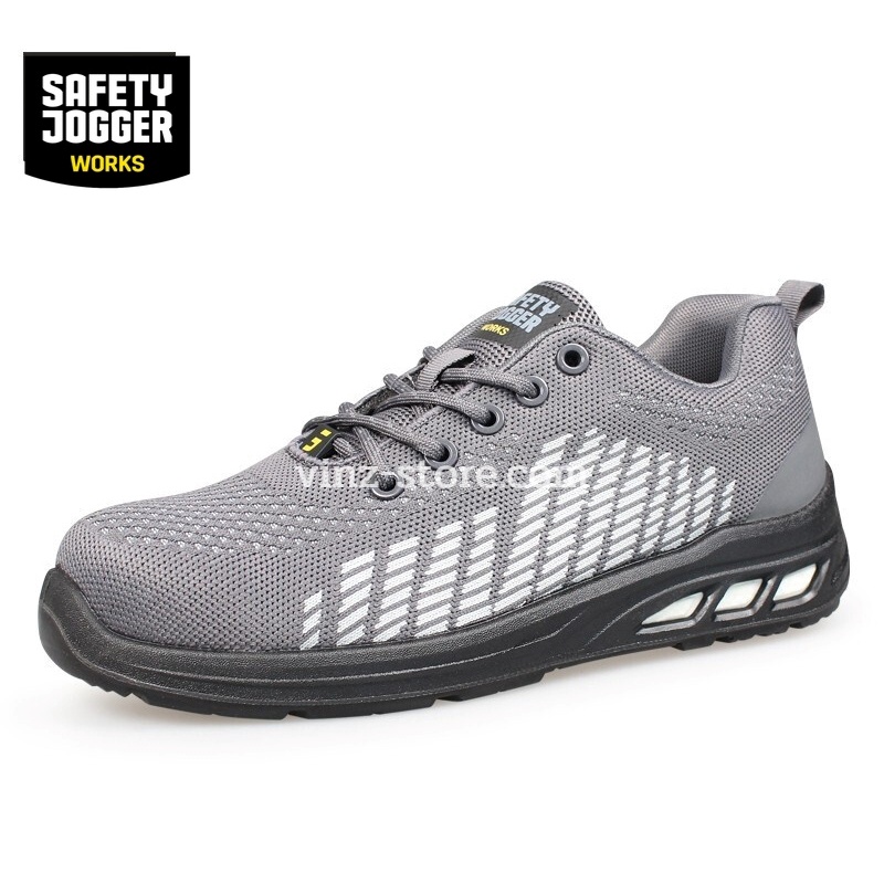 Sepatu Safety Jogger Fitz S1P Gray