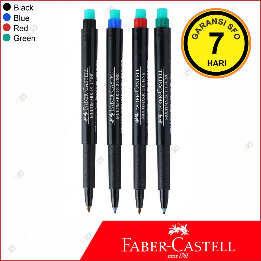 

Multimark Permanet Marker Faber Castell 0.6mm - 1513 F