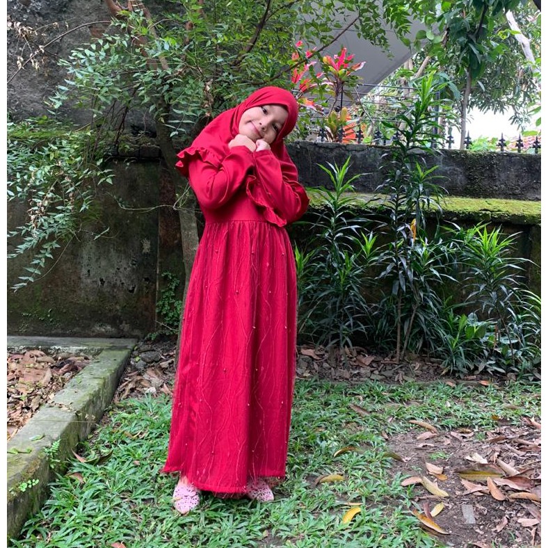 GAMIS AZIEL SYARI KIDS UNTUK ANAK 1-12TAHUN/BABY/GAMIS BAGUS MURAH/FARELY KIDS/SYARI ANAK/BAJU ANAK RUMAH KEBAYA BANDUNG RUMAH SONGKET BANDUNG