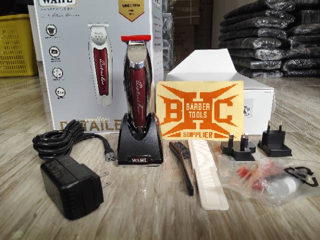 DETAILER CORDLESS LI RED MERAH TWIDE ORIGINAL MESIN CUKUR RAMBUT ASLI HAIR TRIMMER