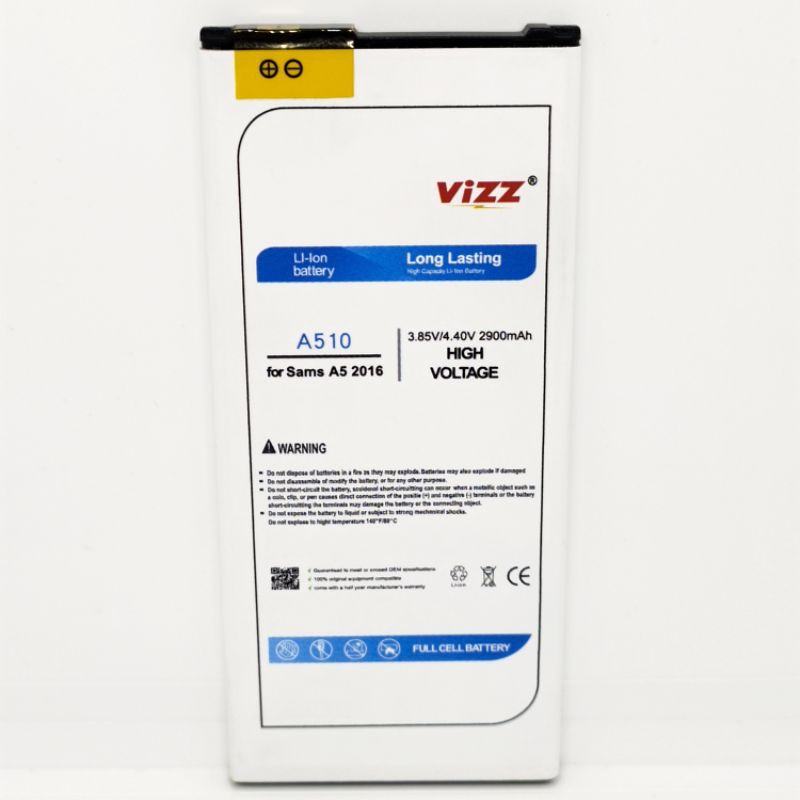Baterai Batre Vizz Samsung Galaxy A5 2016 / A510 Original Vizz