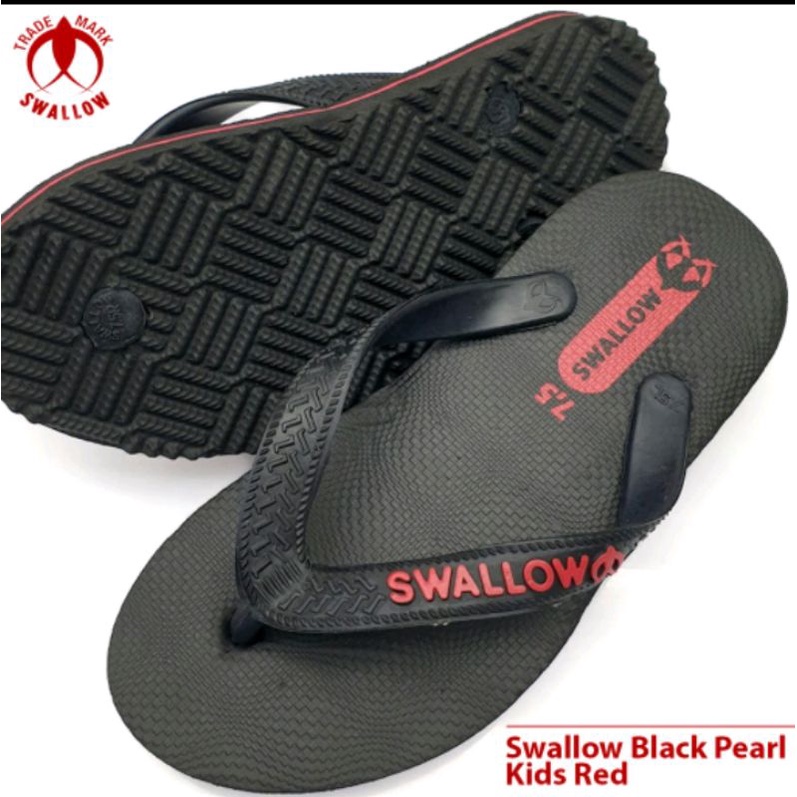 sandal swalow original hitam ank ,v swalow Armi , swalow wonderboy no 7,5 / 8