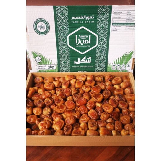 

Kurma Sukari Premium 3kg | Amira Dates
