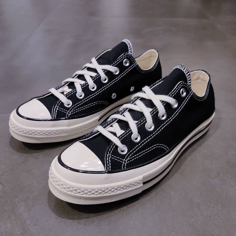 Sepatu Converse 70s low black white