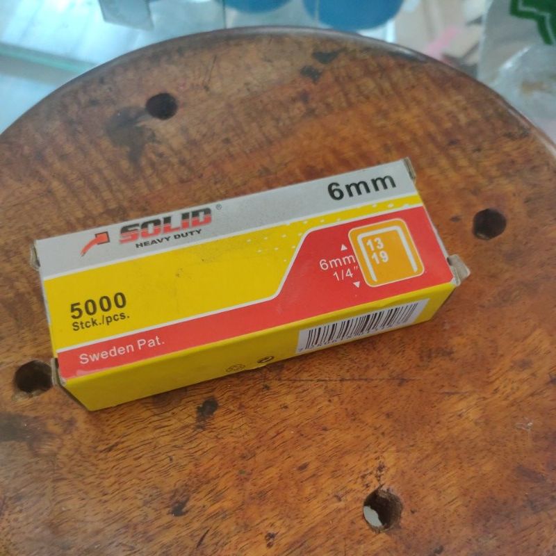 

Solid 6mm isi steples