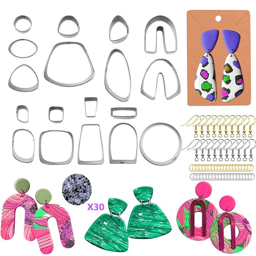 Suyo 118PCS / Set Cetakan / Cutter Polymer Clay Untuk Membuat Perhiasan / Kerajinan Tangan DIY