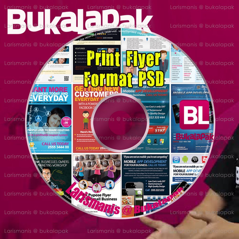 Template Desain Flyer Profesional Siap Edit Format PSD