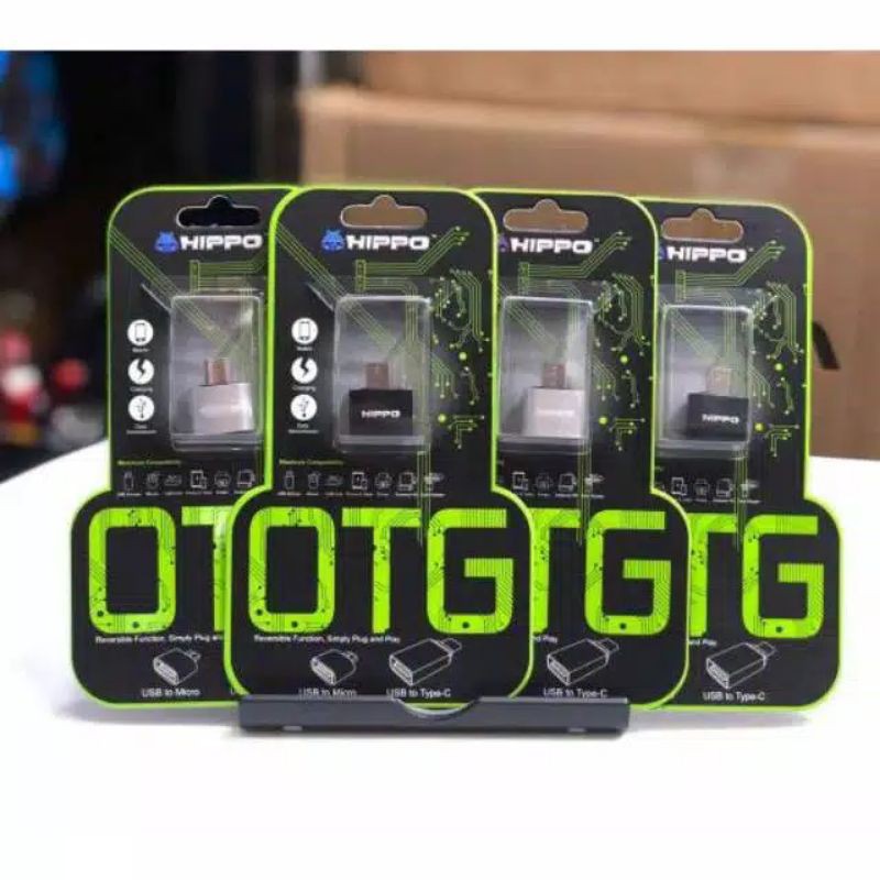 Hippo OTG Micro USB 2.0 Original 100% Plug And Play OTG HIPPOKU GARANSI 1TH