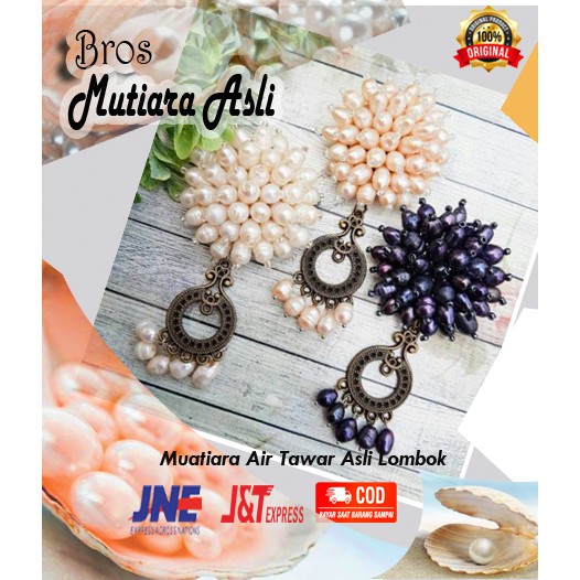 Tuspin bros hijab mutiara lombok aksesoris jilbab wanita  BS 004