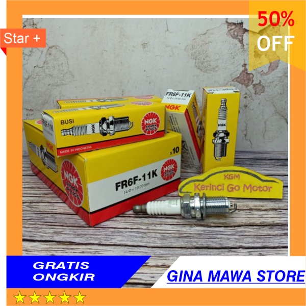 LIMITED EDITION BUSI HONDA BRIO - BRV - FREED - HRV - MOBILIO NGK FR6F-11K - BUSI NGK