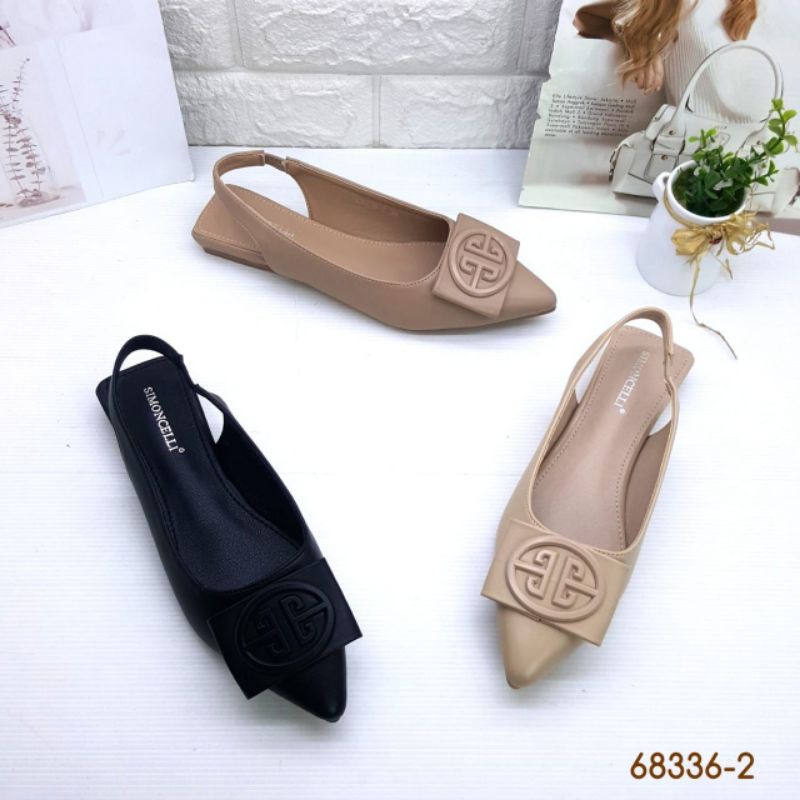 Sandal sepatu wanita flat Simoncelli 68336-2