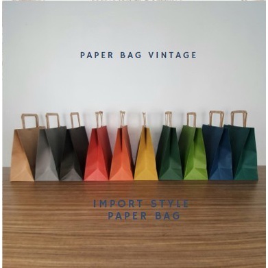 

Paperbag Polos Vintage Samson Craft Jinjing Bingkisan - Abu-abu