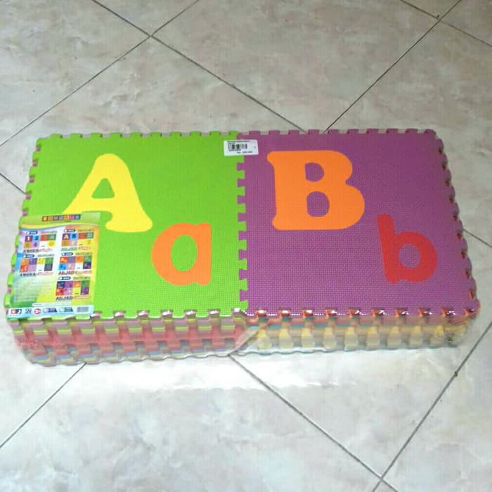 Puzzle lantai anak Evamart abjad abcd-z