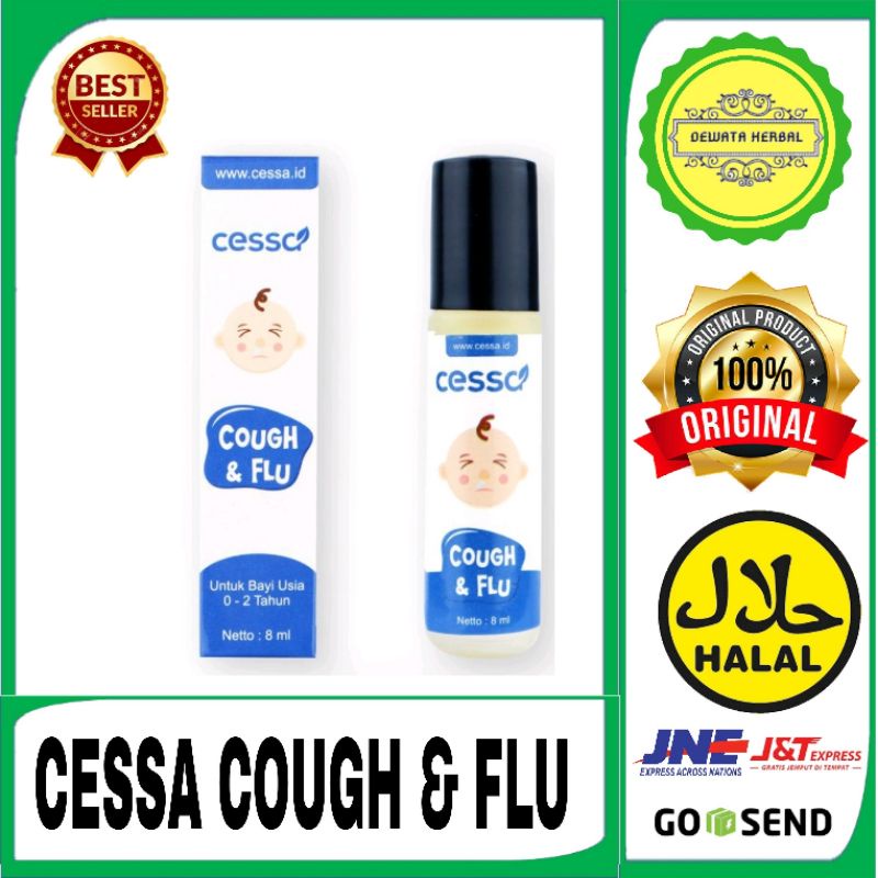 CESSA ESENSIAL OIL COUGH & FLU - MEREDAKAN FLU DAN BATUK