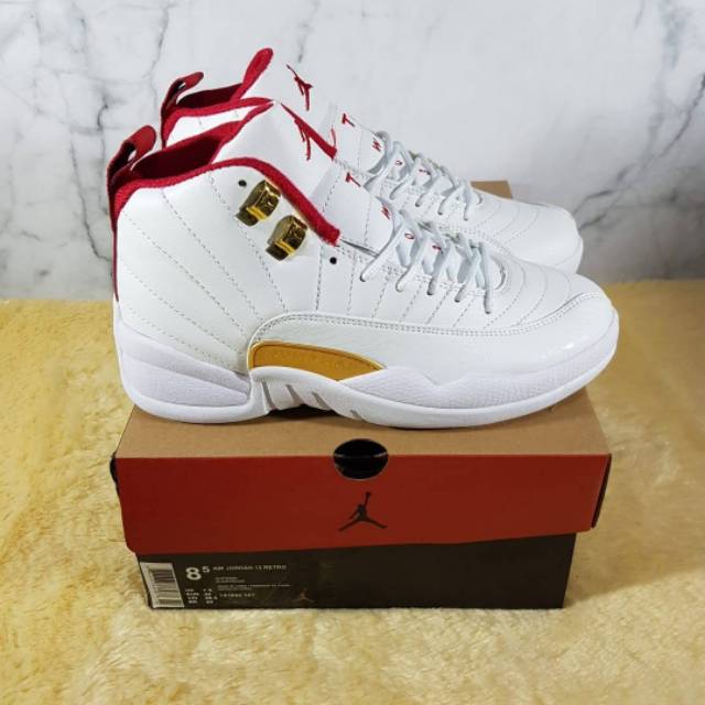 white red gold jordans