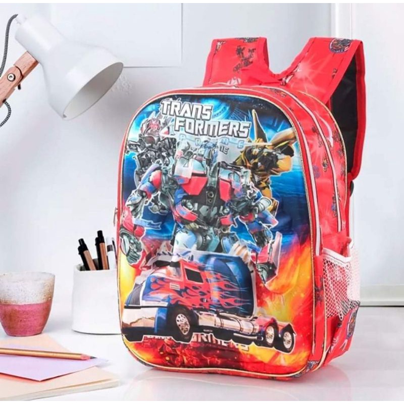 TAS RANSEL ANAK TK/SD TRANSFORMER 3D/EMBOS TIMBUL