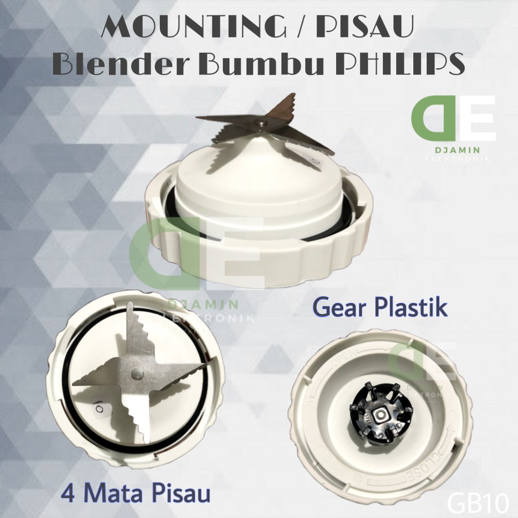 GB 10 Mangkok Pisau Blender Mounting Philips Pisau 4