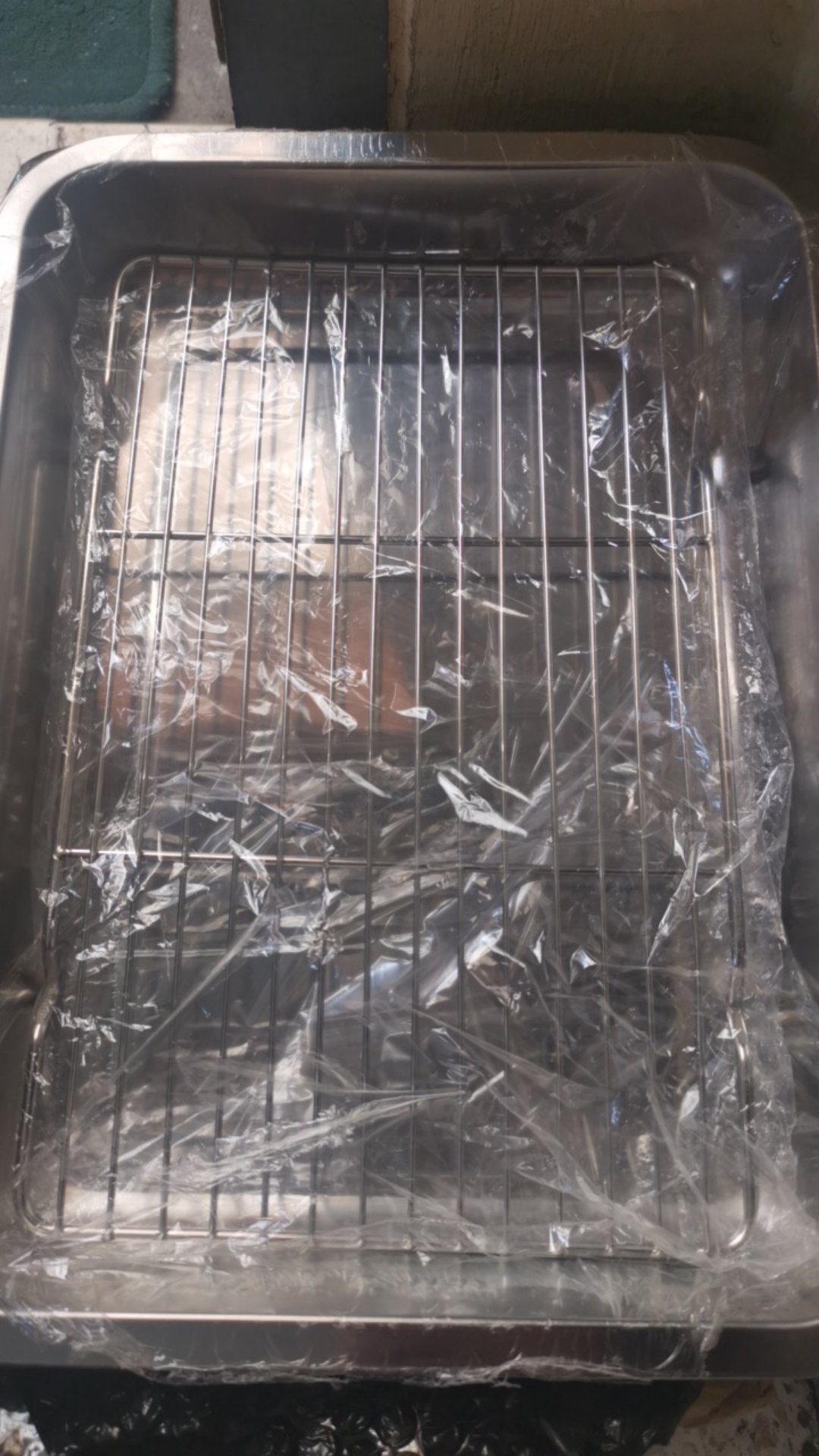 Nampan Tatakan Kue Dan Food Cooling Rack Stainless 31cmx20cmx1,5cm