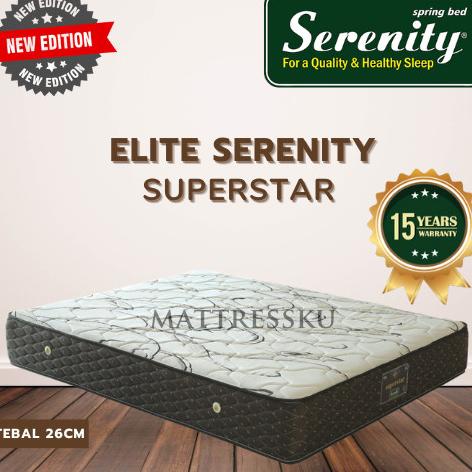Kasur Spring Bed Elite Serenity Superstar 160X200