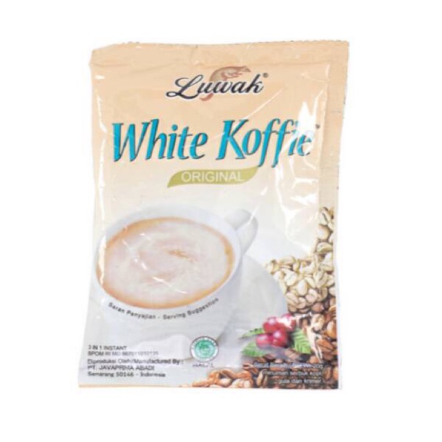 

Kopi Luwak White koffie Original 10 sachet x 20 gr