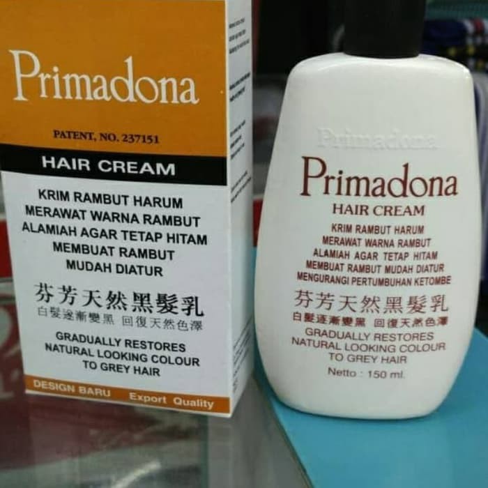 EXP Maret 2027❤MURAH & JAMINAN ORI❤ Primadona Hair Cream minyak penghitam rambut