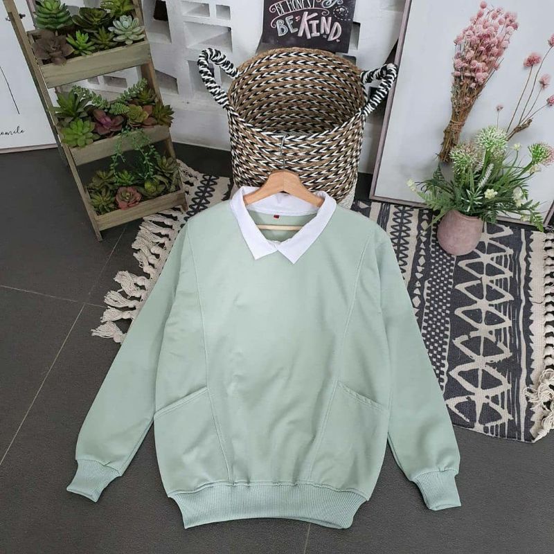 ABIE COAS SWEATER cocok untuk sekolah / ngampus gratis ongkir/ sweater hoodie/ jaket wanita/switer t