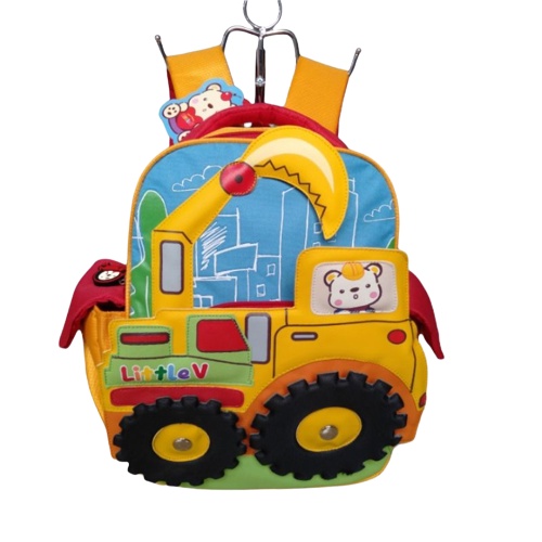 Tas Ransel Little V Original Excavator Train Boat By Oxigen