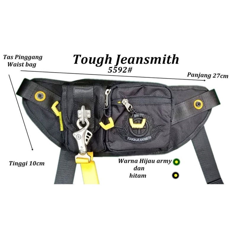 Tas pinggang Tough army Original Tas Model waistbag pria army super quality 5592