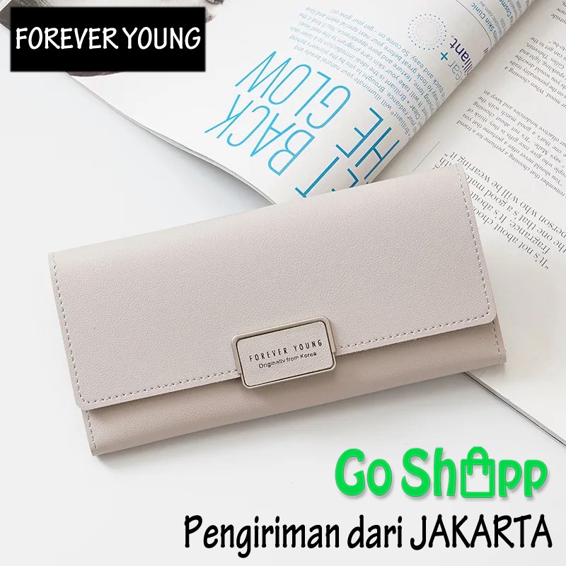 Dompet Wanita Forever Young Panjang - Dompet Wanita Fashion Korea - Dompet Wanita Import [PJ03]