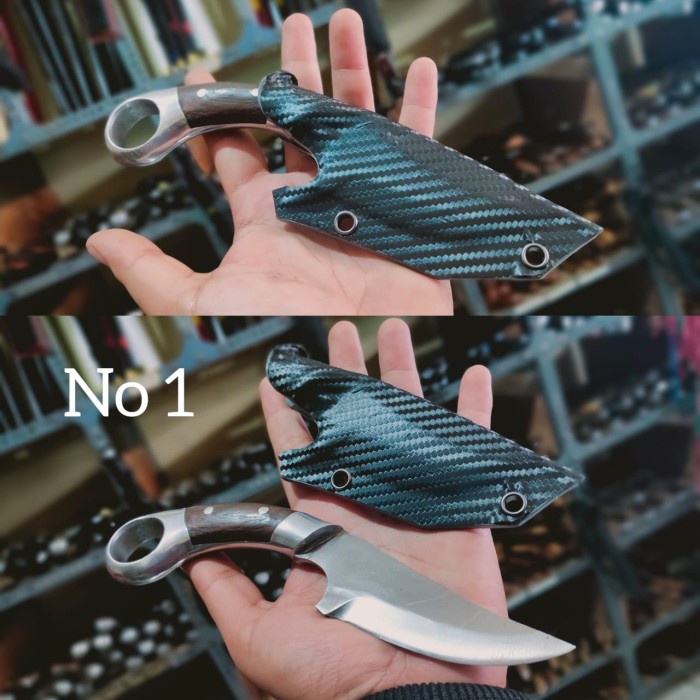 Pisau Seset Kulit - Pisau Seset Custom Model Lengkung - Vivistecolection