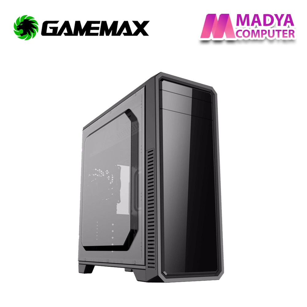 Casing Gaming GameMax G561 Black (Non PSU & Fan) - Casing Komputer